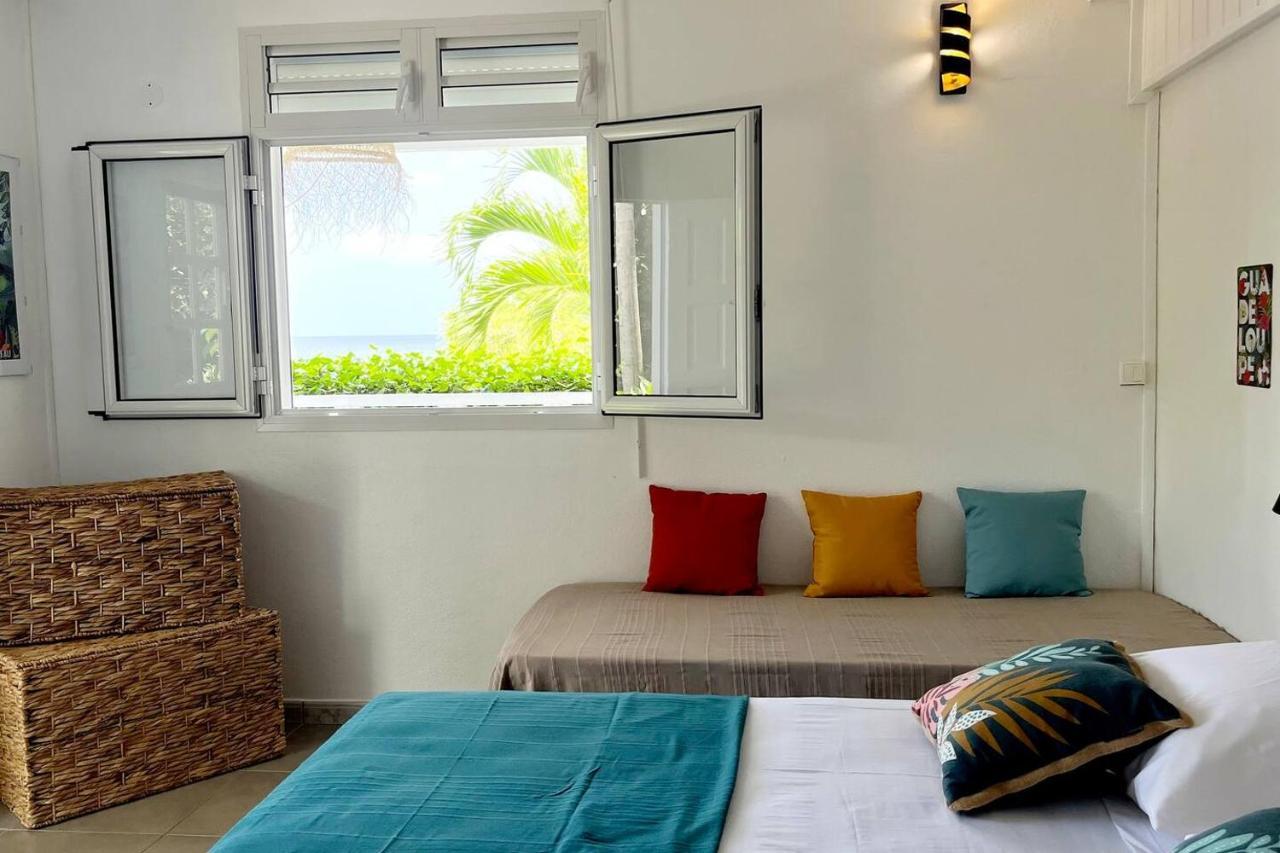 La Belle Vue - Grand Studio Vues Mer Et Acces Plages Deshaies Exterior foto